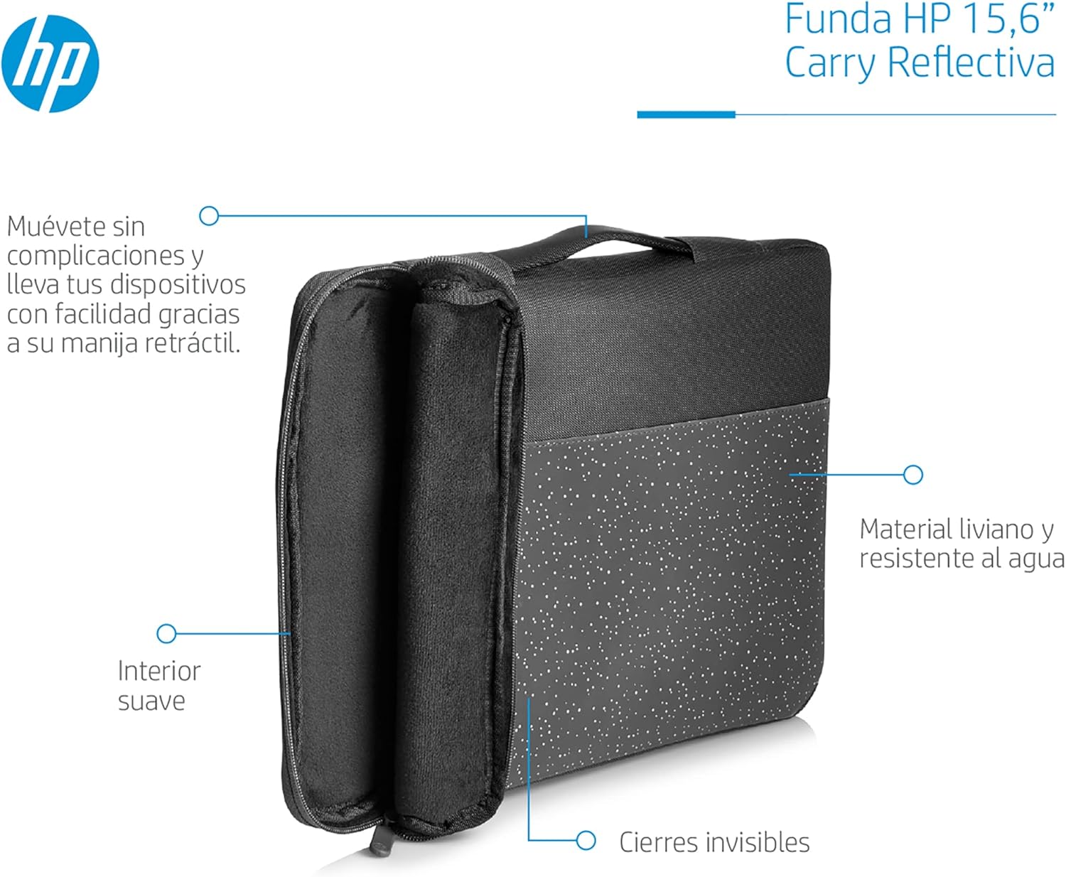 HP 15-Inch Laptop Carry Sleeve Speckle
