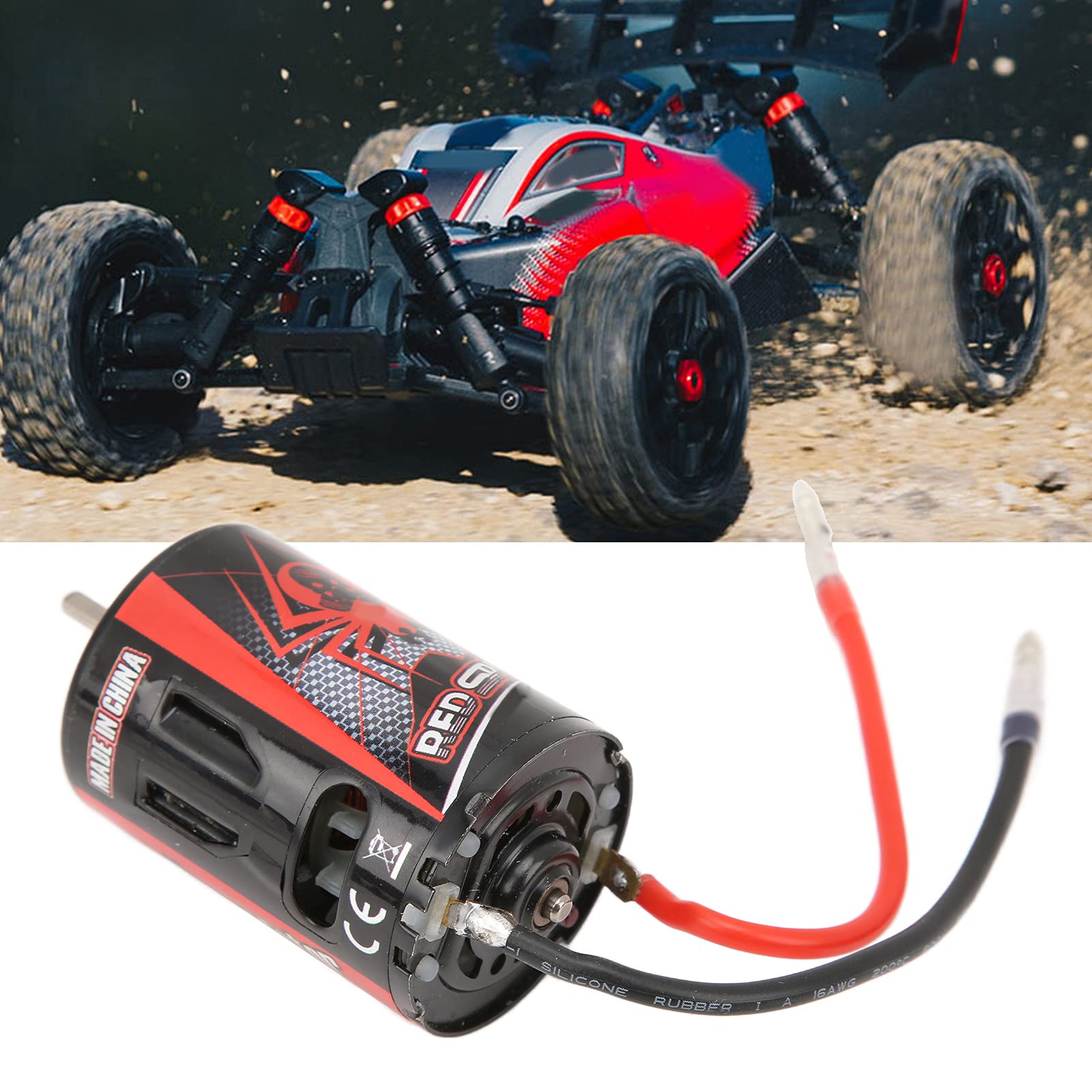 Motor cepillado RC eléctrico 23T Universal Racing 540 Motor para coche 1/10 RC modelo Trunk