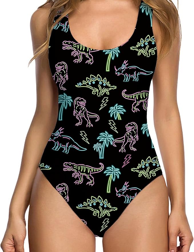 RAISEVERN One Piece Swimsuit Women 3D Print