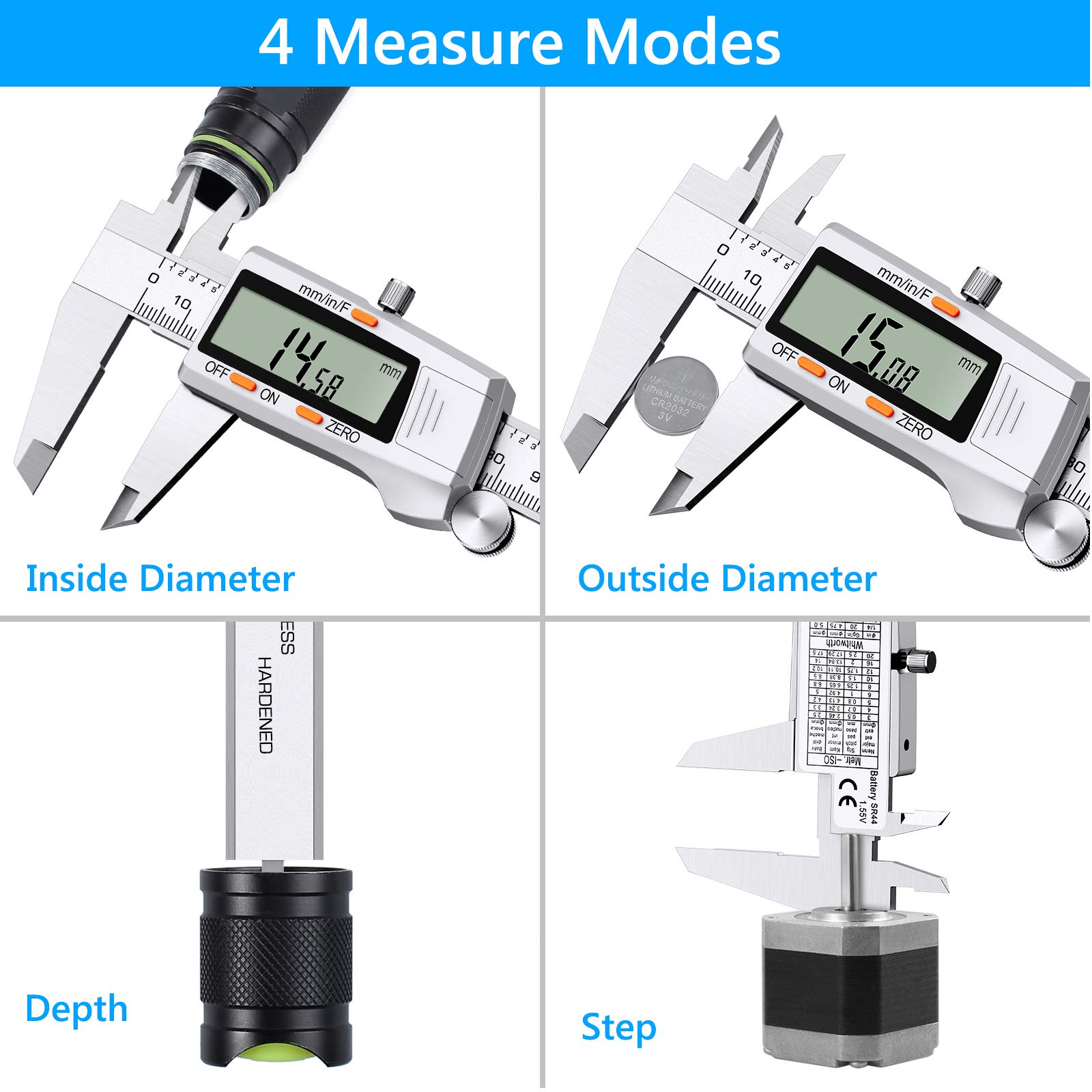 Buy Digital Vernier Caliper,eSynic Professional 200mm Electronic