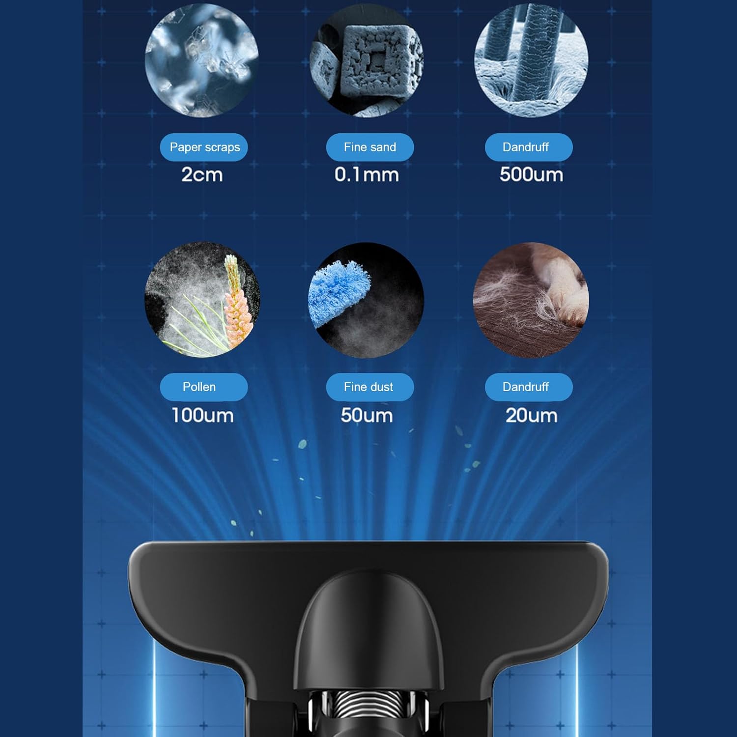 Walfront Self Standing Cordless Vacuum Cleaner 120W 4000pa Handheld Stick Vacuum with 4+1 Cleaning configurations