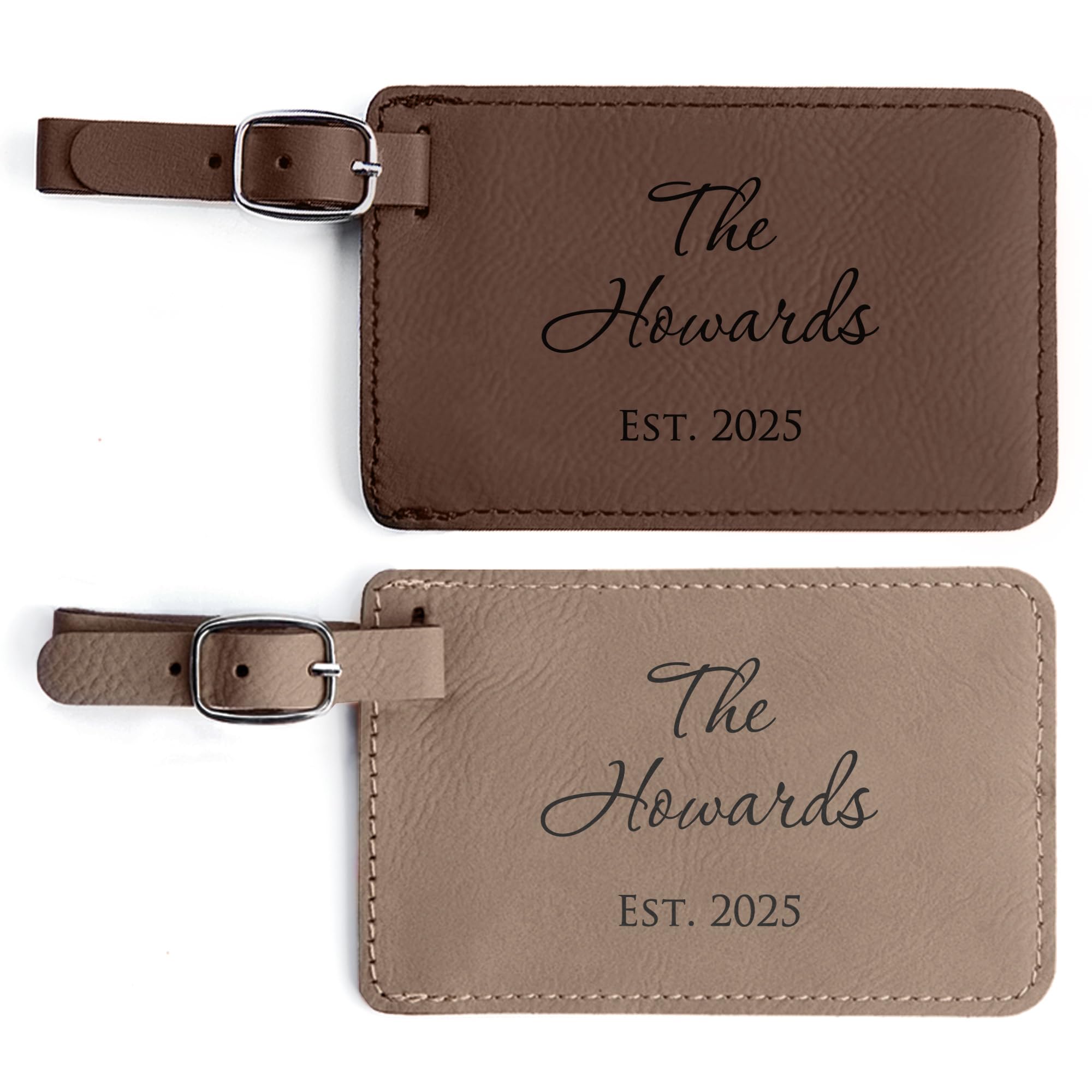 Lifetime Creations Personalized Wedding Luggage Tags