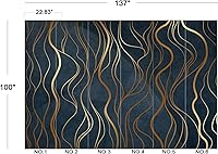 Vista 87 de Papel tapiz de pared para guardería infantil de bosques de acuarela coloridos, 137 x 100 pulgadas