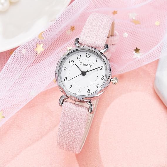 Women's Wristwatch, Popular, Ranking, Waterproof, Stopwatch, Simple, Leather Belt, Analog, Small, Simple Dial, Easy to See Fashion, Thin and Lightweight, Women's, High School Students, Gift Watch for