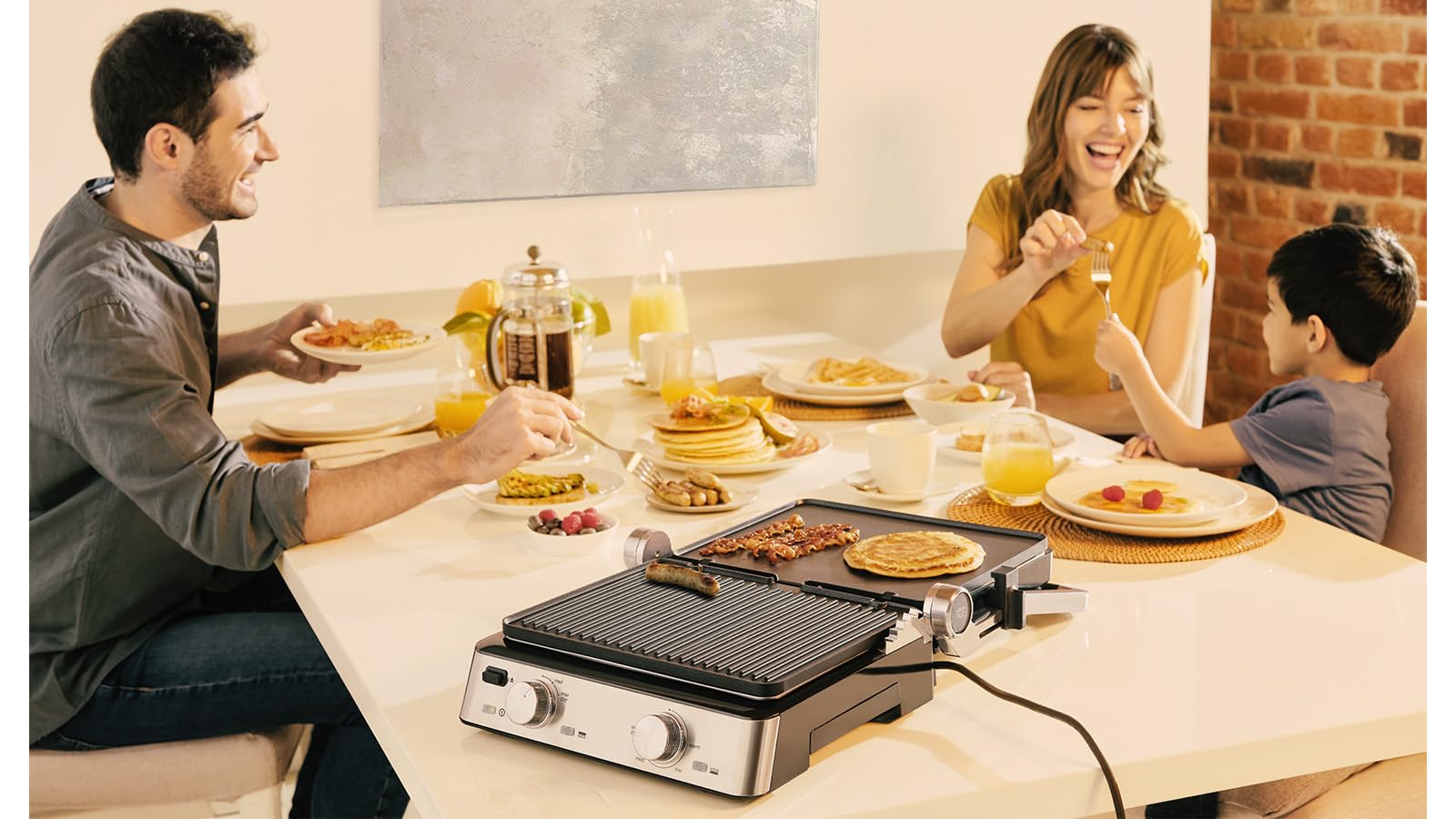 Braun MultiGrill 7 CG7020 3-in-1 Kontaktgrill BBQ Ofen 2000W 230° spülmaschinengeeignet Elektrogrill Indoor