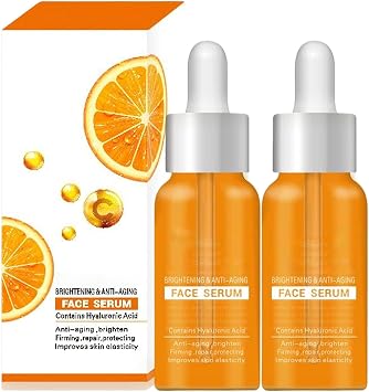 Vitamin C Face Serum, Brightening & Anti-aging Facial Serum, Vitamin C Serum with Hyaluronic Acid, Organic Vitamin C Serum for Face Dark Spots, Even Skin Tone, Lines & Wrinkles 2