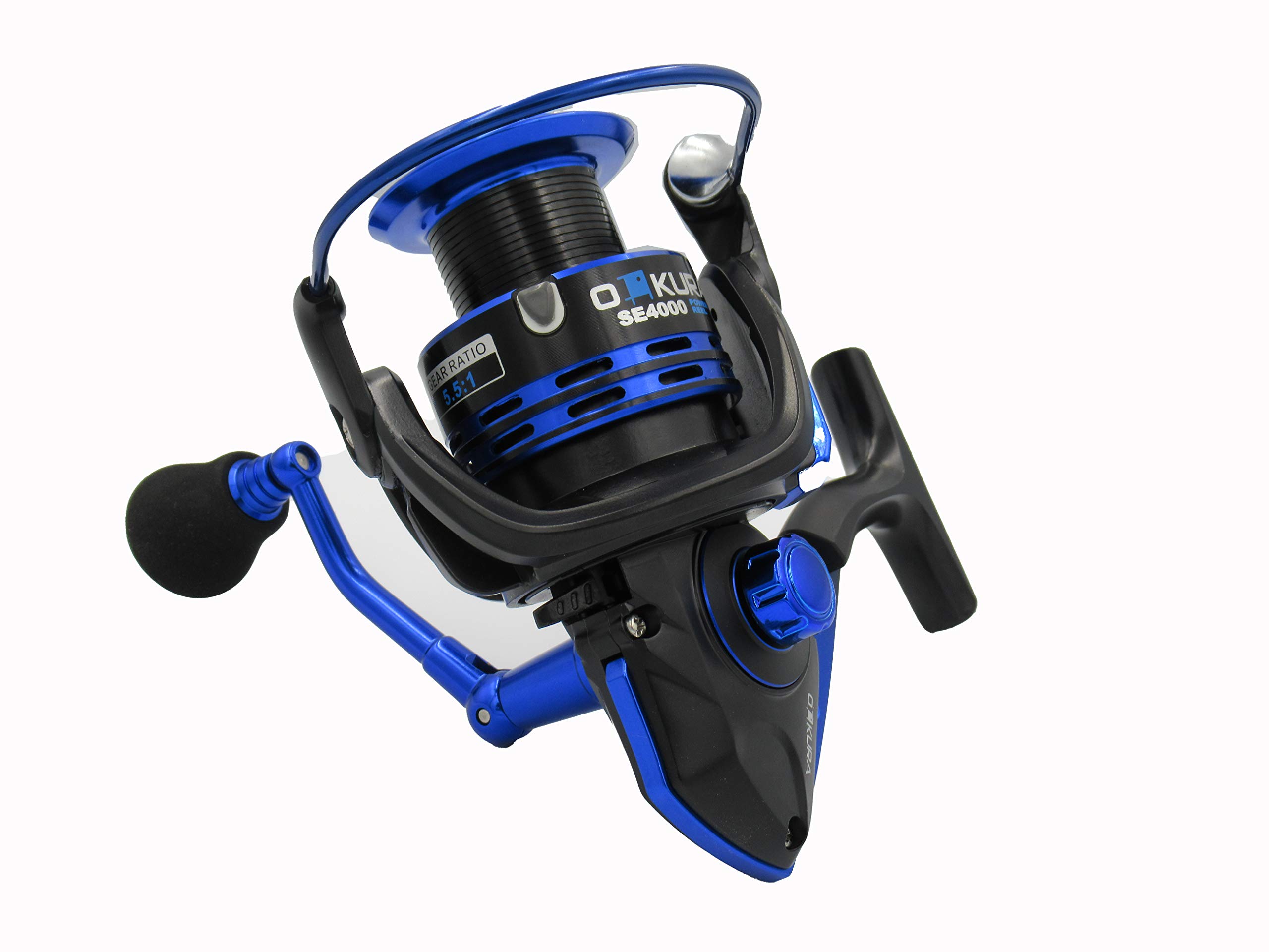 Oakura SE-4000 Spinning and Casting reel/ 6+1BB/ 5.5:1 Gear Ratio Full Aluminum/Alloy
