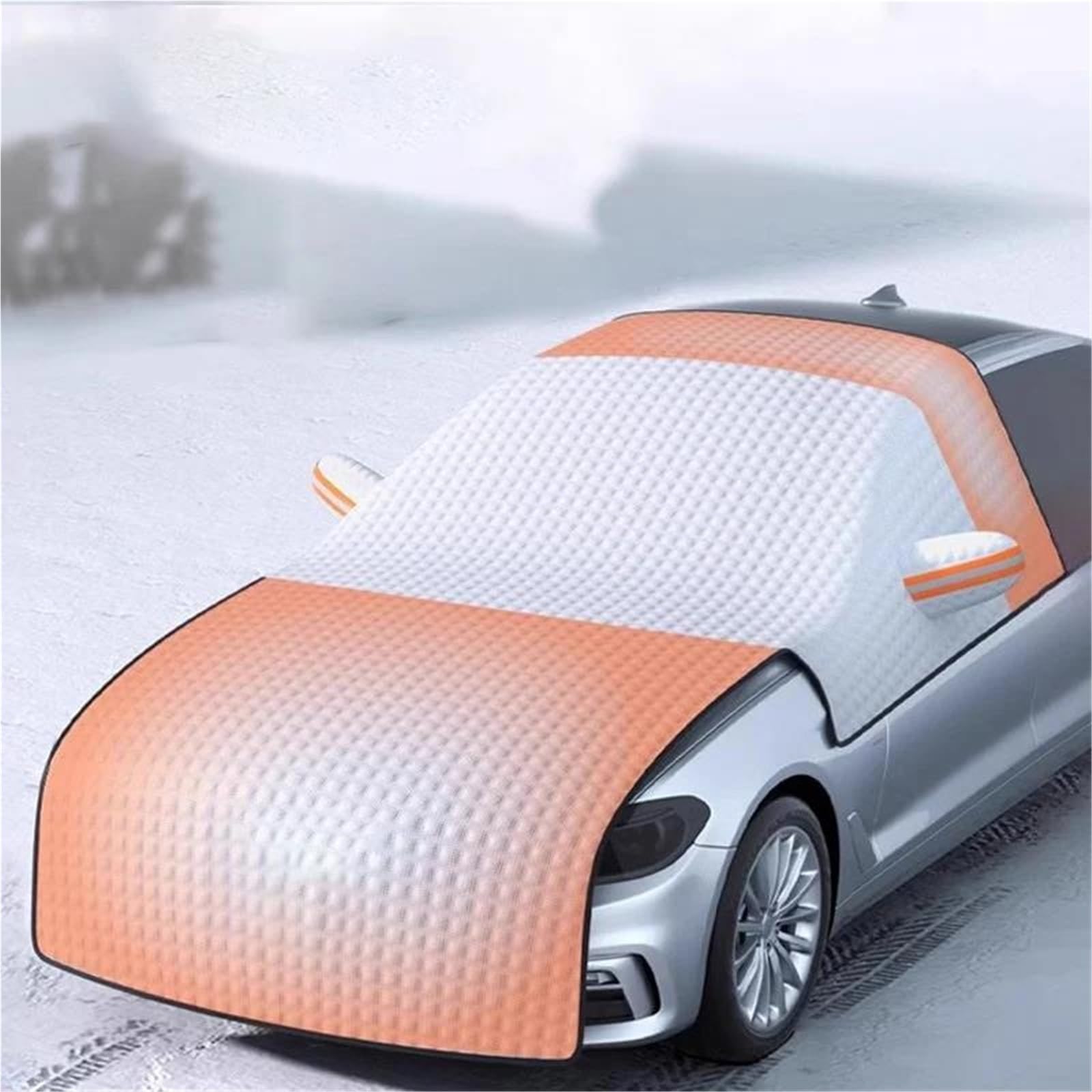 Copertura Parabrezza per Neve E Ghiaccio Parabrezza per Auto Parasole per Neve Protezione per Parabrezza Anteriore Estate Inverno
