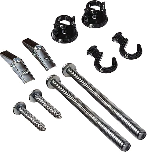 Ganchos giratorios, multifuncionales para colgar, tornillos y anclajes incluidos, 2 juegos por paquete (blanco)