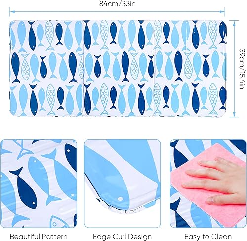 Miniatura 6 de Protector de protección antisalpicaduras, placa de aluminio de 3 lados, placa de hojalata de cocina, sartén de cocina, cubierta de estufa de gas