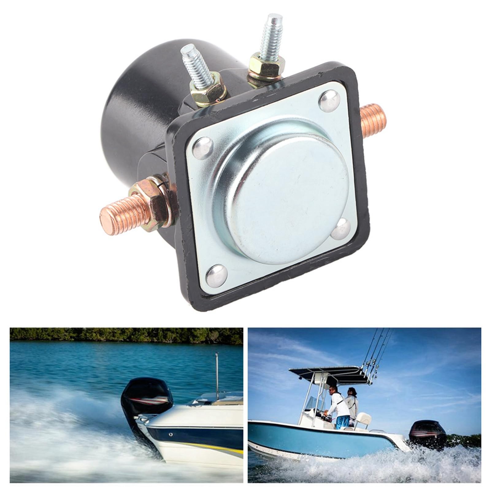 Relais de commutateur de solénoïde de démarreur en alliage 12 V pour OMC Evinrude, OE: 383622 395419 582708 586180 47886 47886T