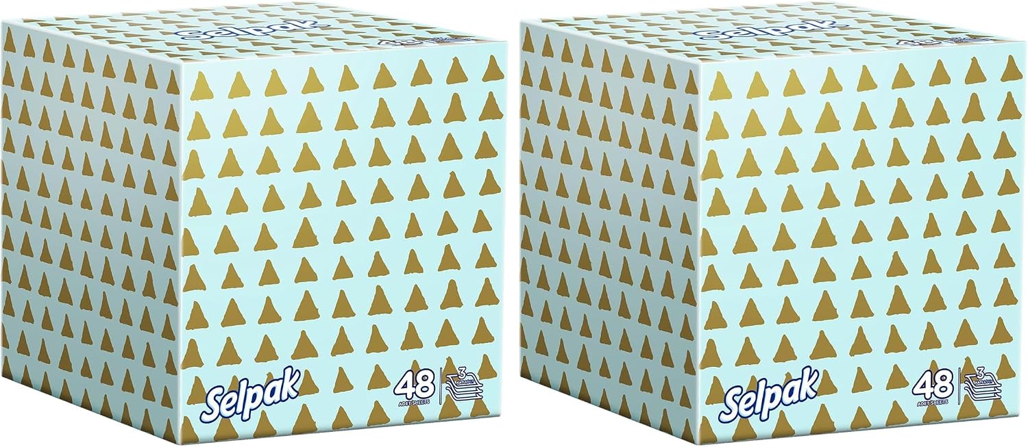 Selpak Kutu Mendil Butik 48'li 2li paket