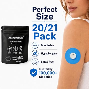 20pack Libre 3 Sensor Covers Waterproof,Libre 3 Plus Sensor Covers Black