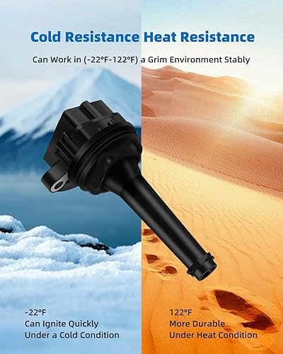 Miniatura 4 de ECCPP Paquete de 5 bobinas de encendido de repuesto para Volvo V70 C70 S60 S70 XC70 XC90 OE números de pieza UF341 5C1320