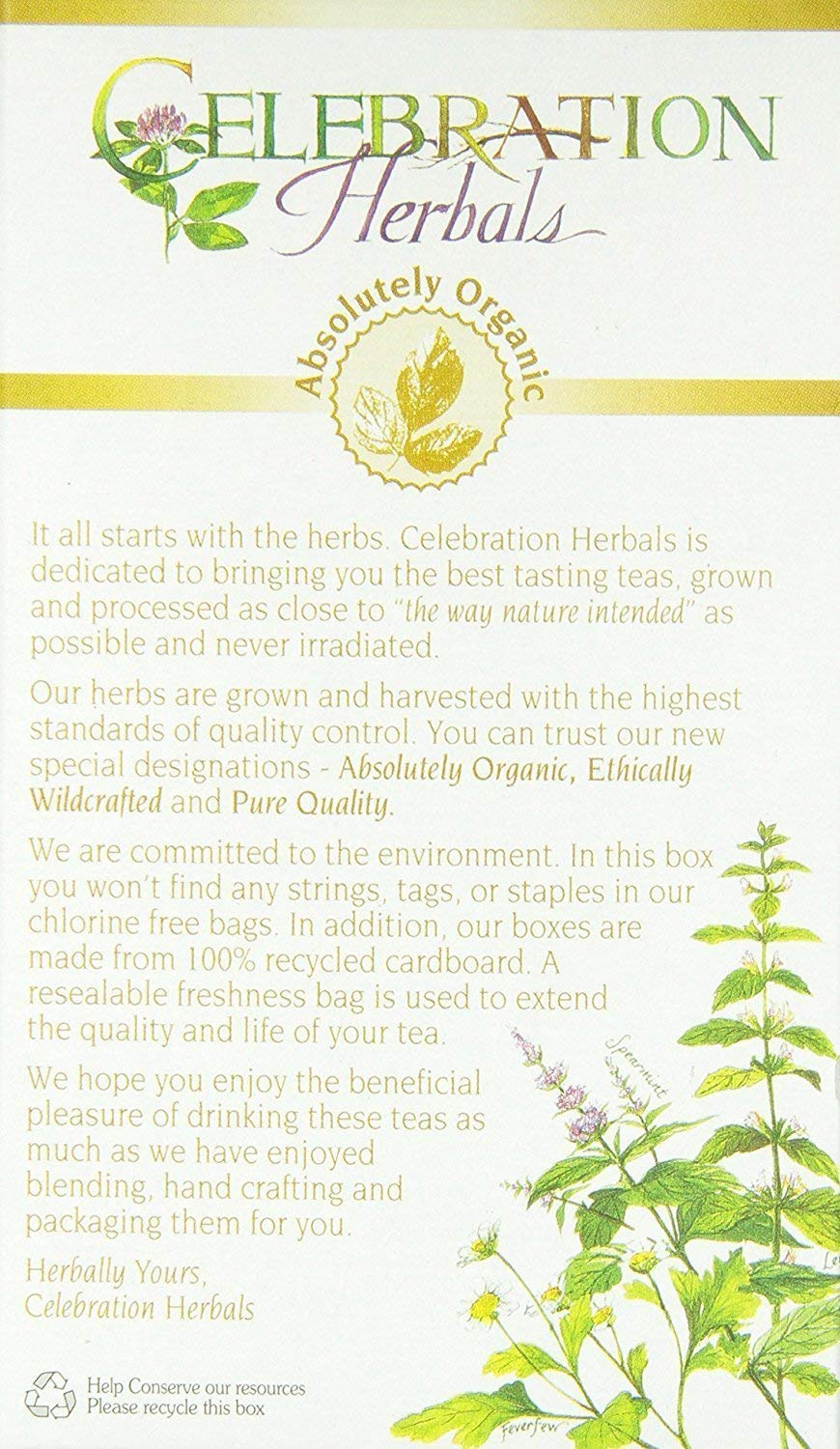 Celebration Herbals Organic Parsley Leaf Tea Healing with Amelia