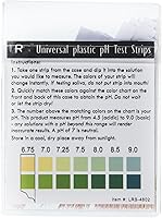 Vista 2 de Tiras de prueba de pH de plástico, aplicación universal (pH 4.5-9.0), 100 tiras para orina, saliva, acuarios, etc.