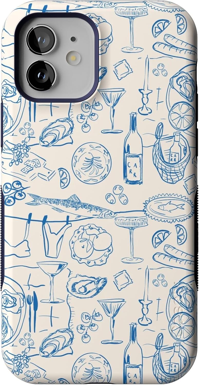 Casely iPhone 12/12 Pro Case | Amalfi Aperitivo | Dolce Vita | Bold Protective Design | Compatible with MagSafe