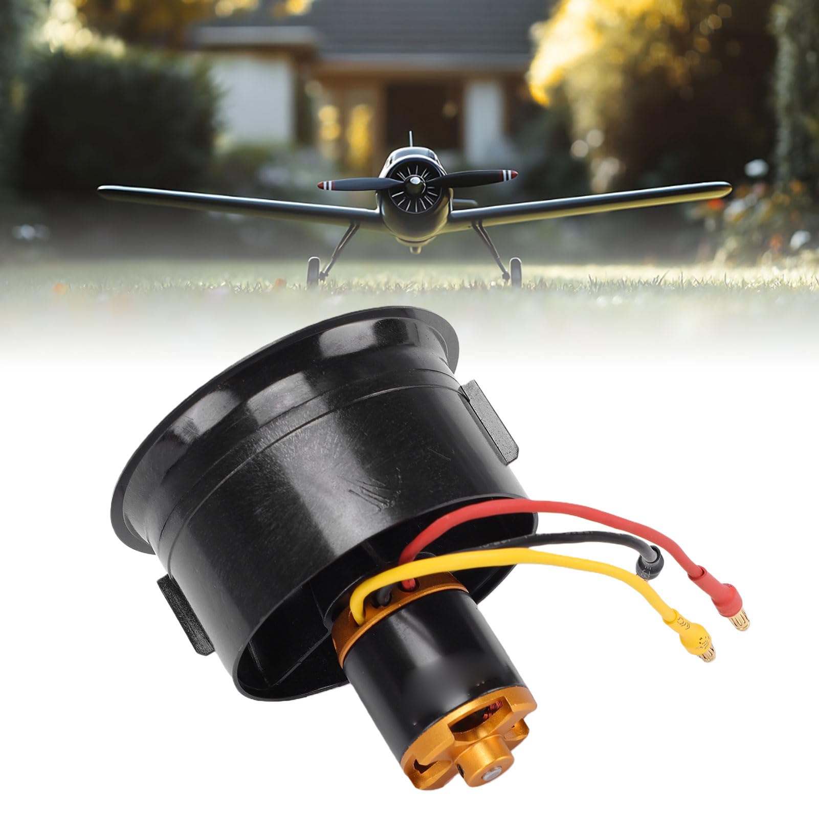 Wentylator Kanałowy RC o średnicy 64 Mm i 12 Ostrzach, żaroodporny Silnik Outrunner o Mocy 2900 KV do Poduszkowców Lotniczych