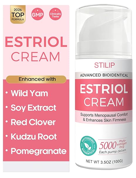 STILIP Estrogen Cream for Menopause Relief with Hydrating Effects