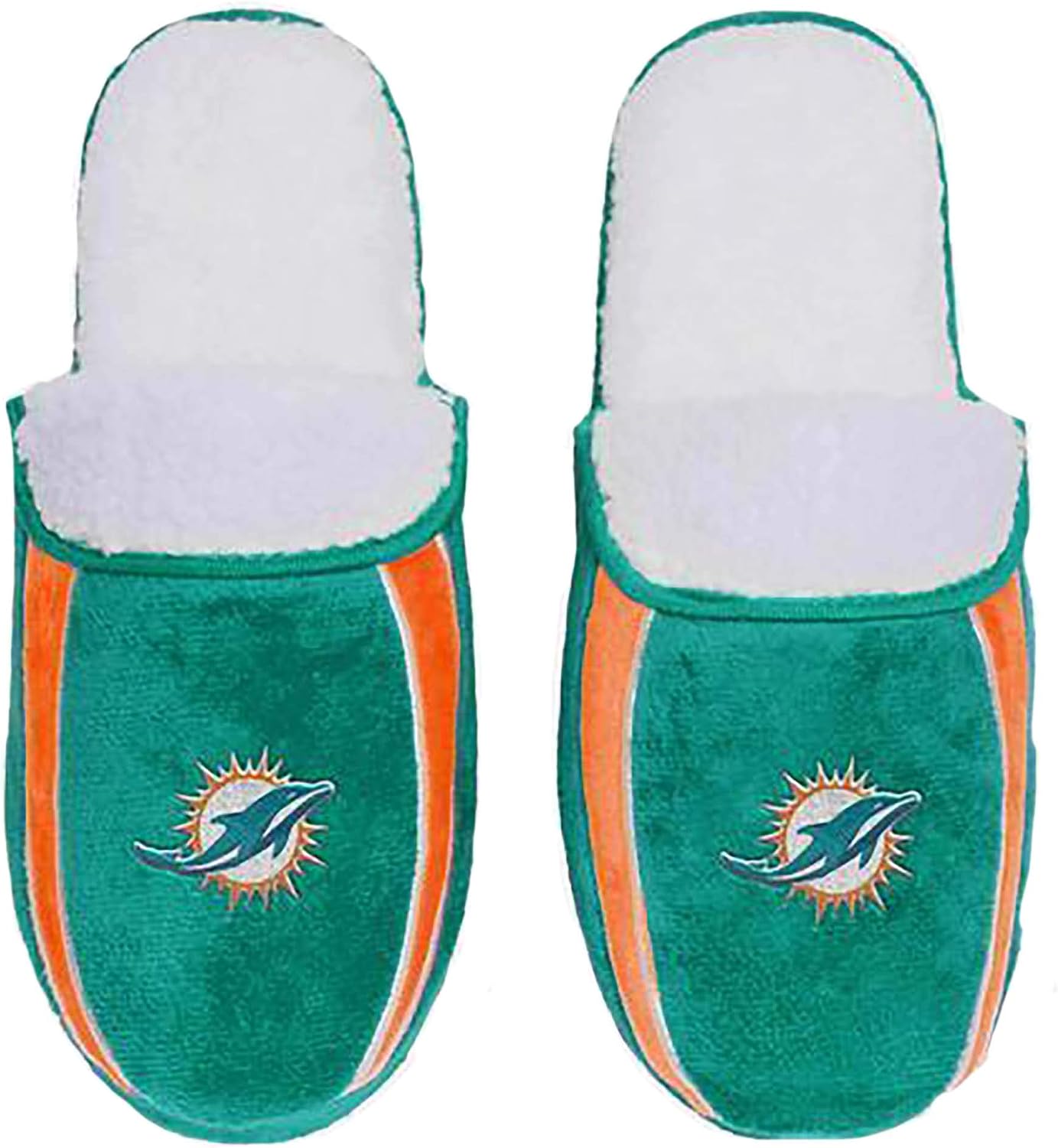 FOCO NFL Mens Football Team Logo Moccasin Slippers Shoes