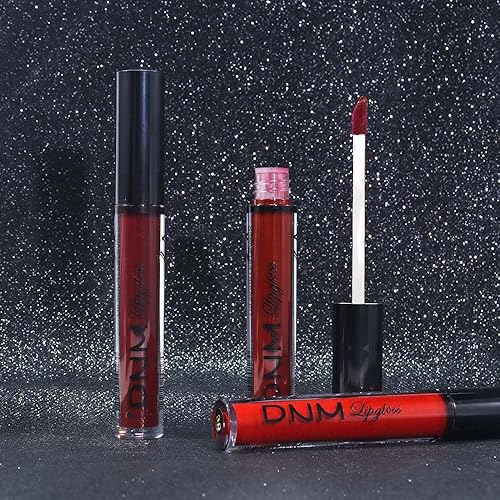 Miniatura 315 de evpct Juego de 3 lápices labiales líquidos de color oscuro, color rojo, verde esmeralda, mate, 24 horas, de larga duración, impermeable, a prueba