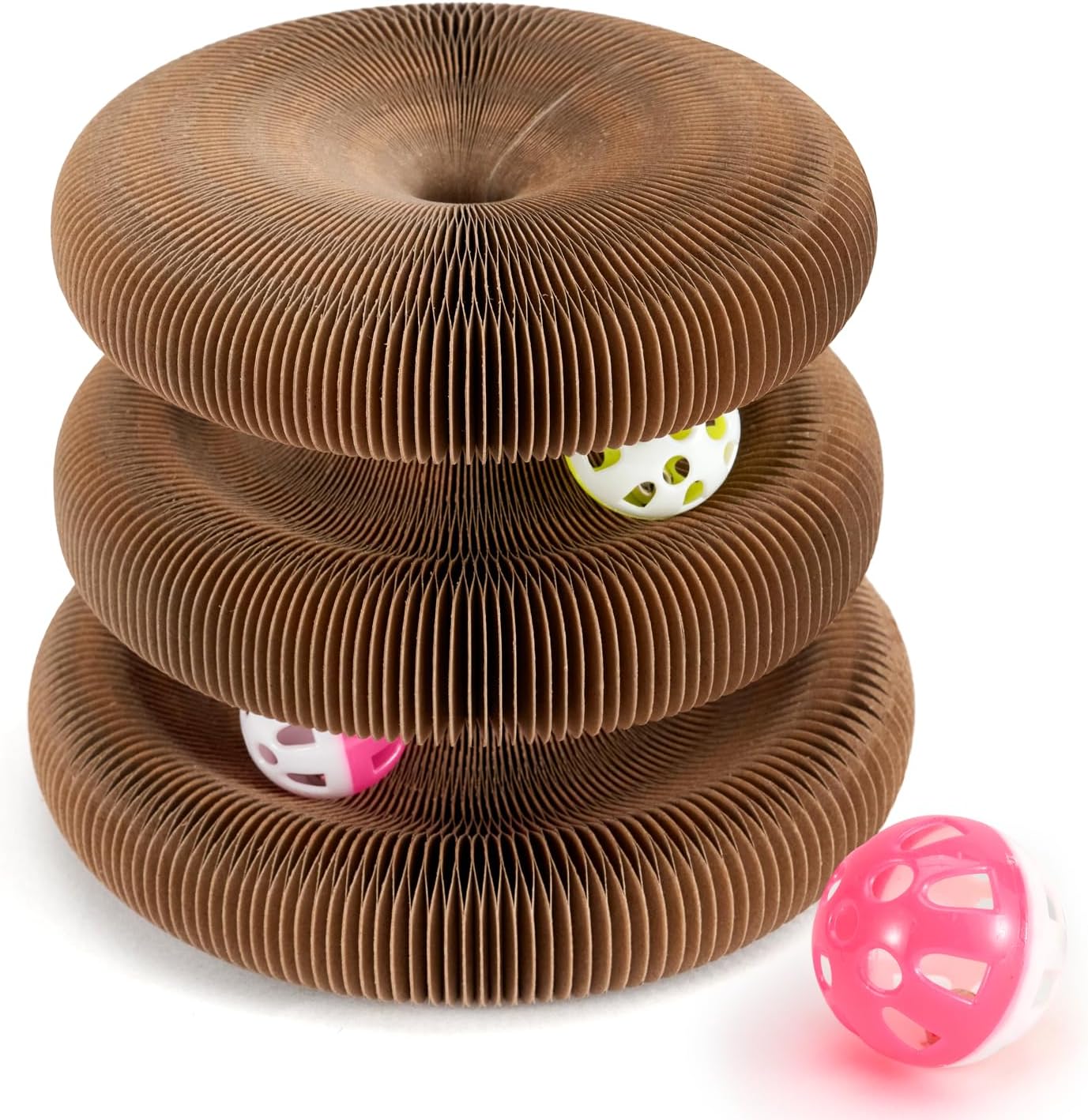 Magic Organ Cat Scratching BOAD, Cat Cardboard Scratcher, Ultimate Interactive Mental & Physical Exercise for Indoor Cats