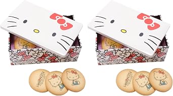 Nagatoya Hello Kitty Print Cookie Cans 10 Pieces Hello Kitty x2