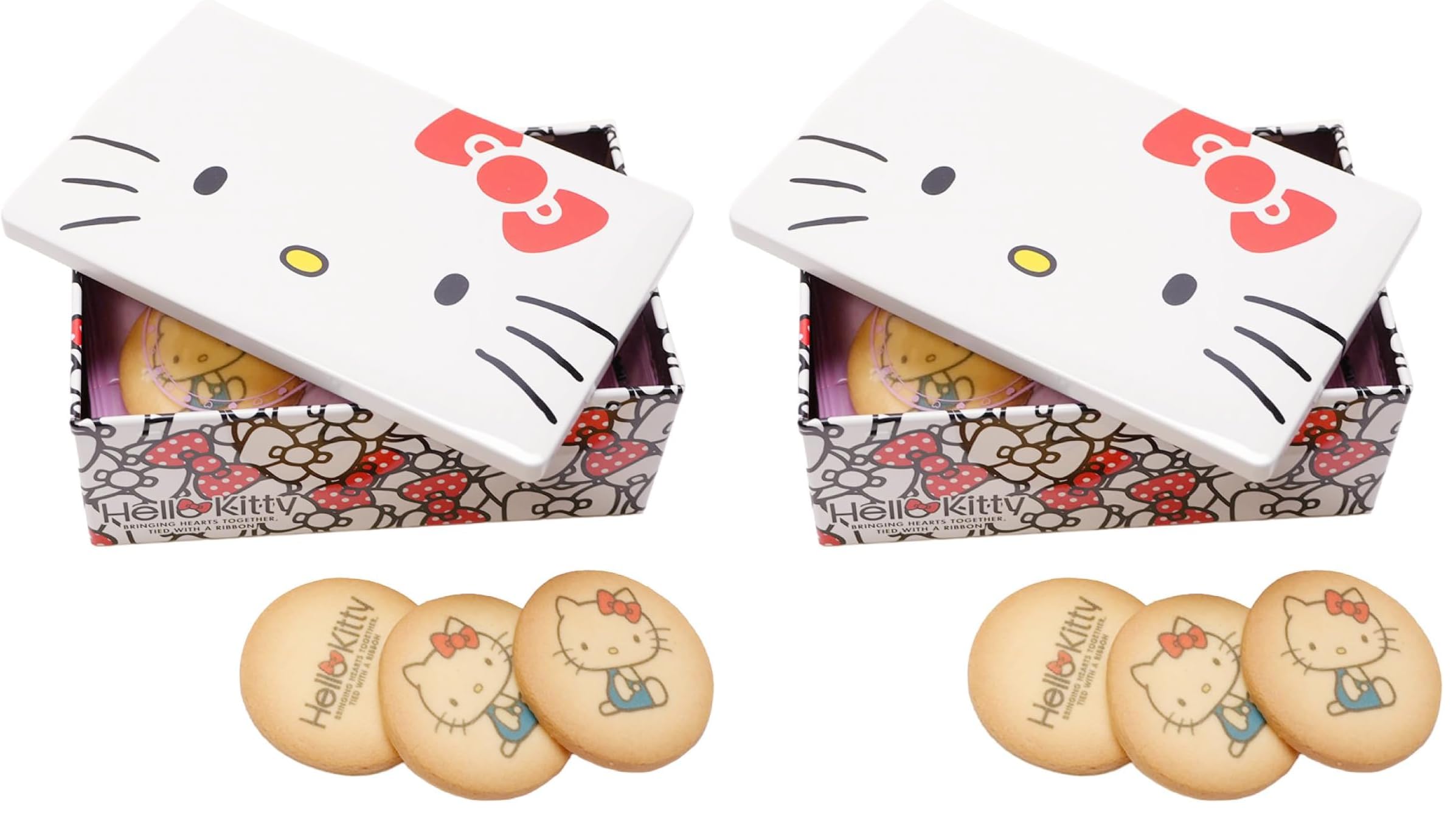 Amazon.co.jp: 長登屋（ナガトヤ）ハローキティプリントクッキー缶 10