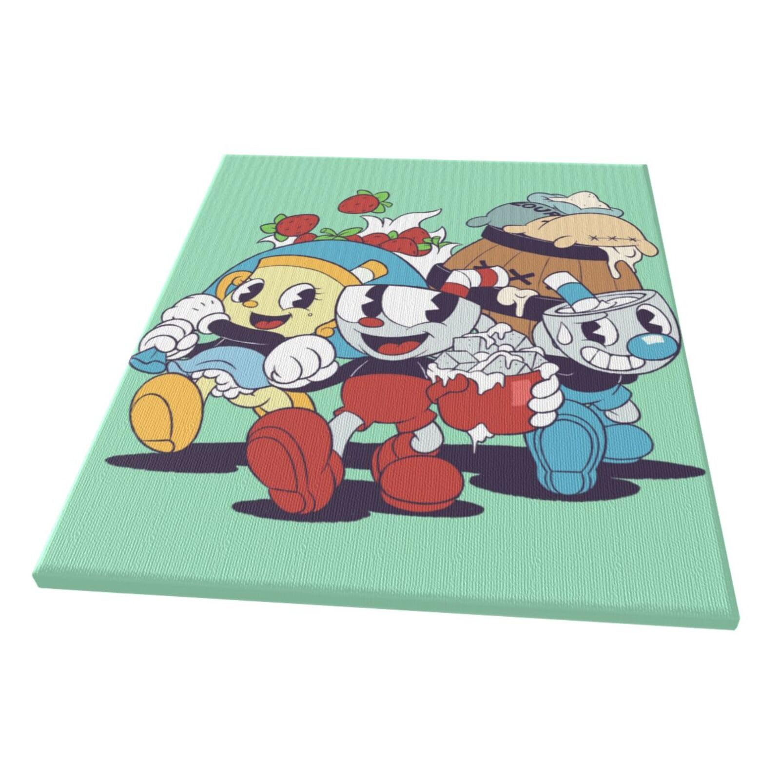 Amazon.co.jp: Cuphead、カップヘッド8 フレームレス装飾画 壁飾り 