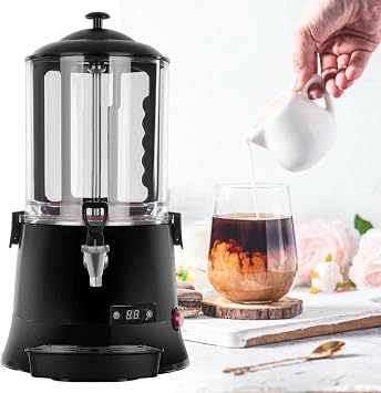 Hot Chocolate Machine, Hot Chocolate Dispenser 10L, Melting Chocolate in Hotel Restaurant Catering Hot Chocolate Machine110V
