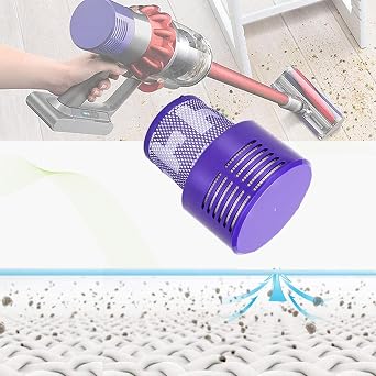 3 Pack Filters for Dyson Cyclone Series - V10 Absolute, Animal, Motorhead, Total Clean, SV12 Series, Replacement Filters
