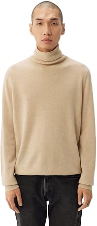 GOBI Organic Color Essential Turtleneck Cashmere Sweater