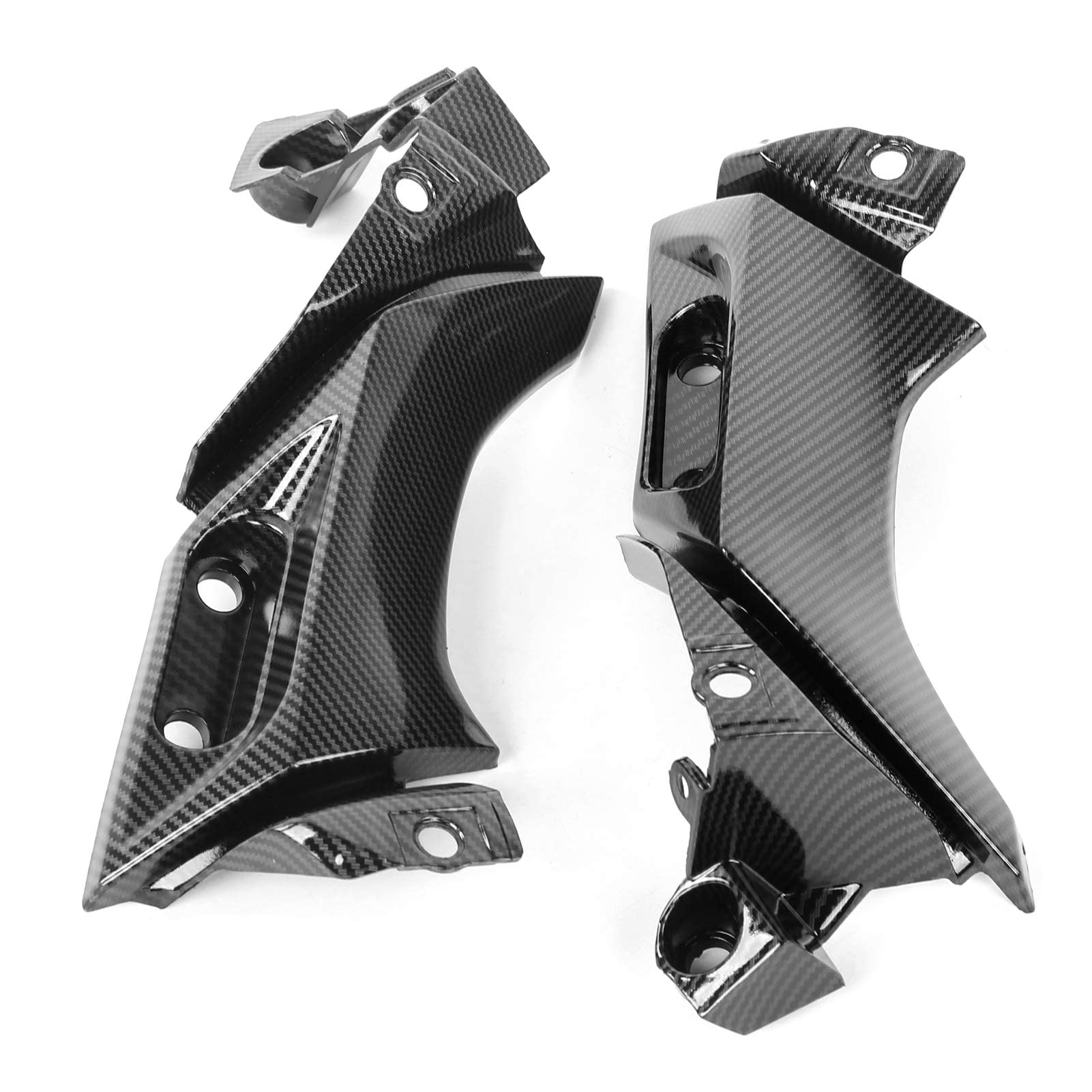 Carénage de moto, panneau latéral de carénage de genou de moto de Style en Fiber de carbone pour R1 2004-2006