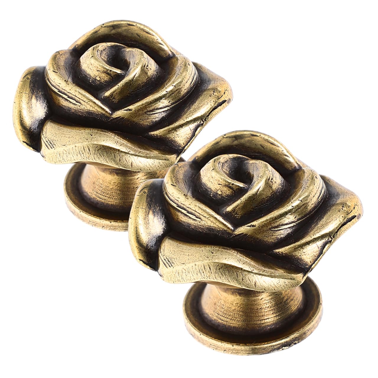 Bouton de tiroir vintage rose ABOOFAN poignée de meuble fleur classique pour placard