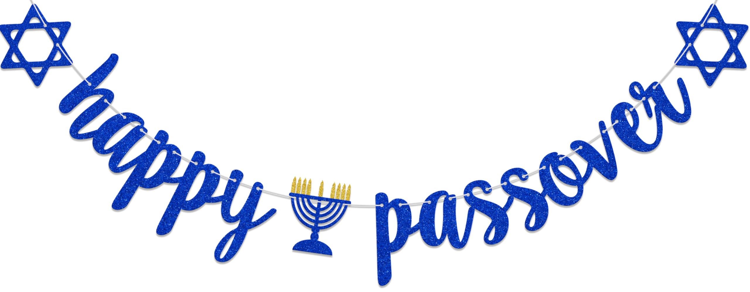 Happy Passover Banner, Passover Decorations, Celebrate Jewish Festival Party Decorations