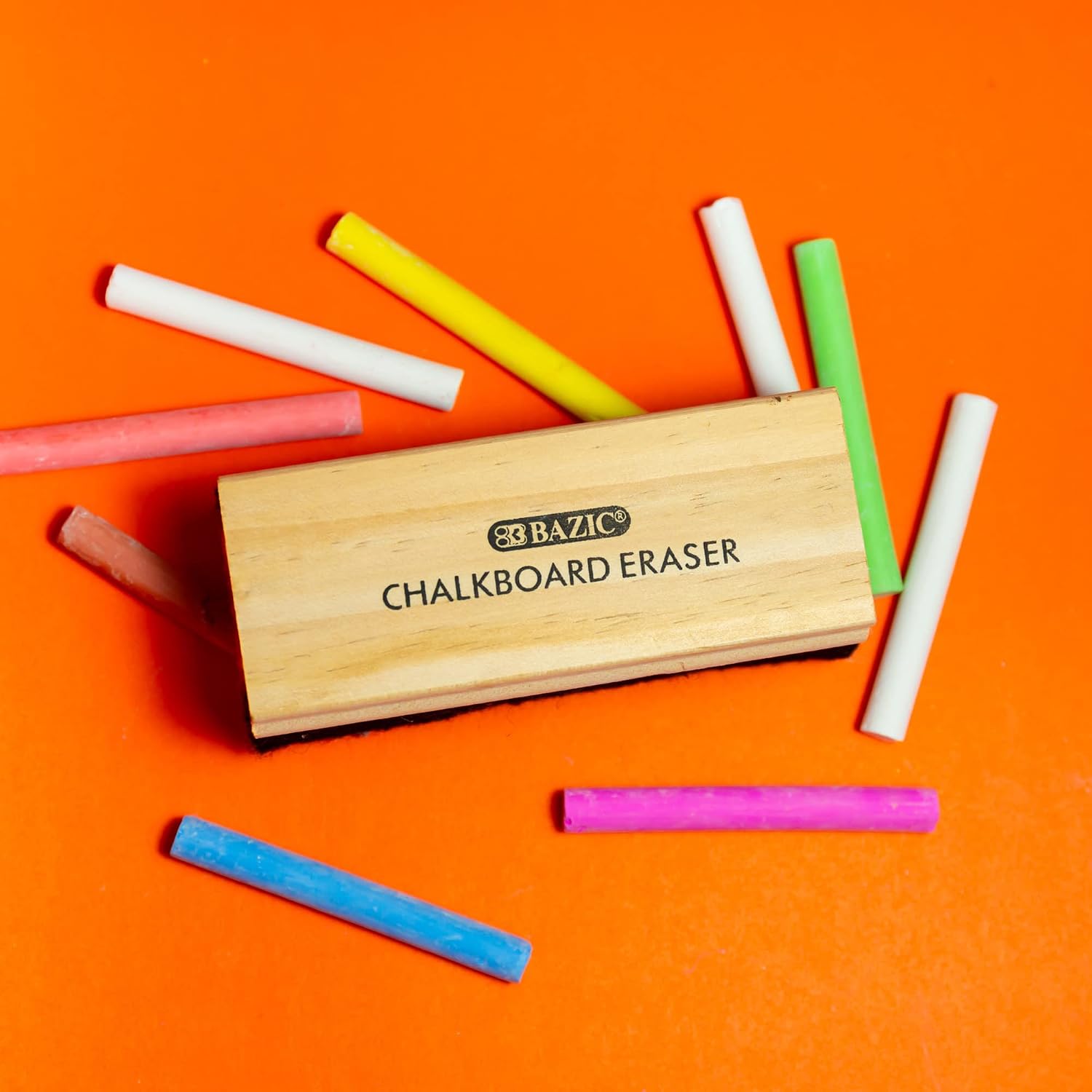BAZIC Products Felt Whiteboard & Chalkboard Eraser