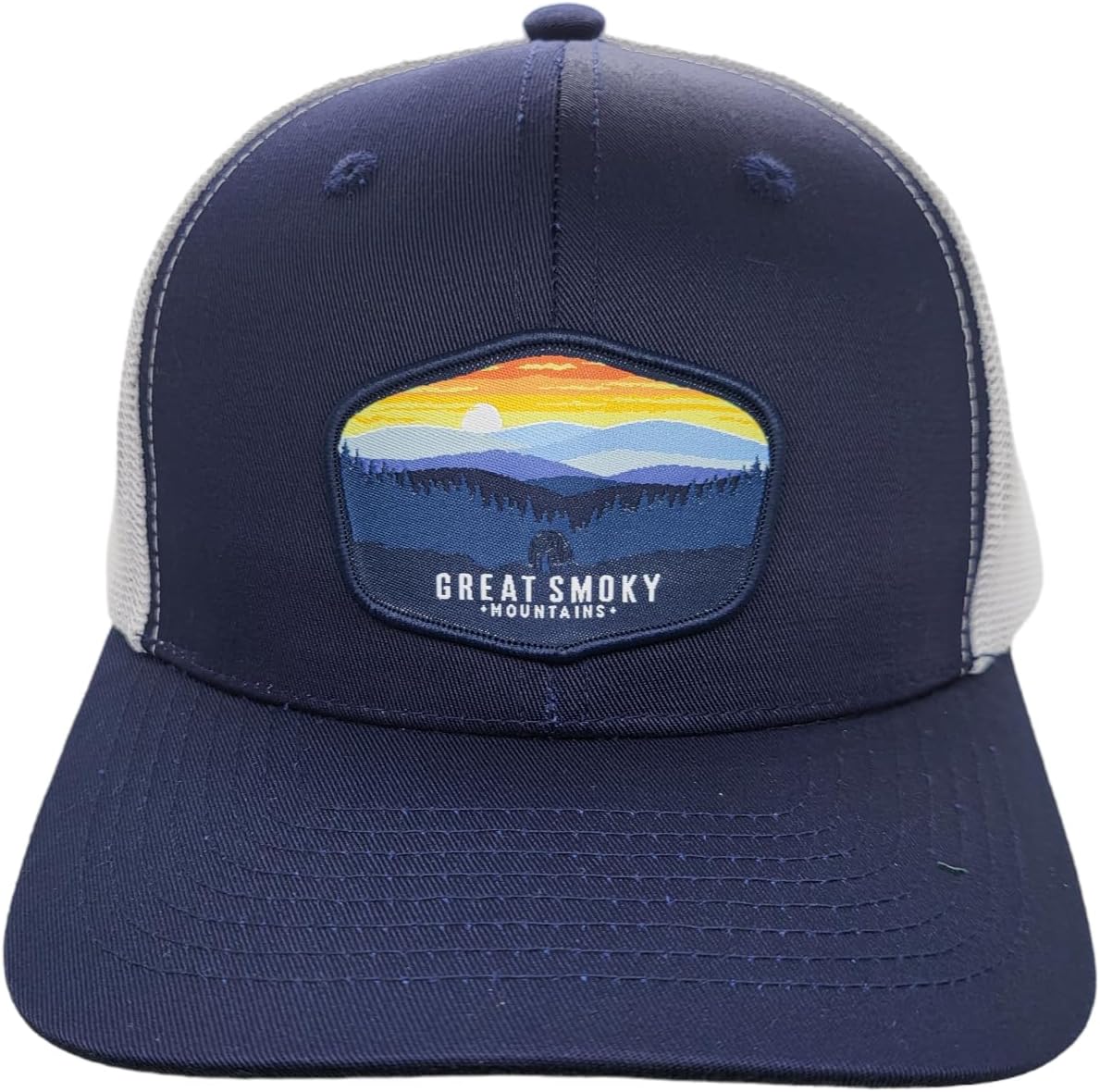 Great Smoky Mountains Trucker Hat with National Park Woven Patch