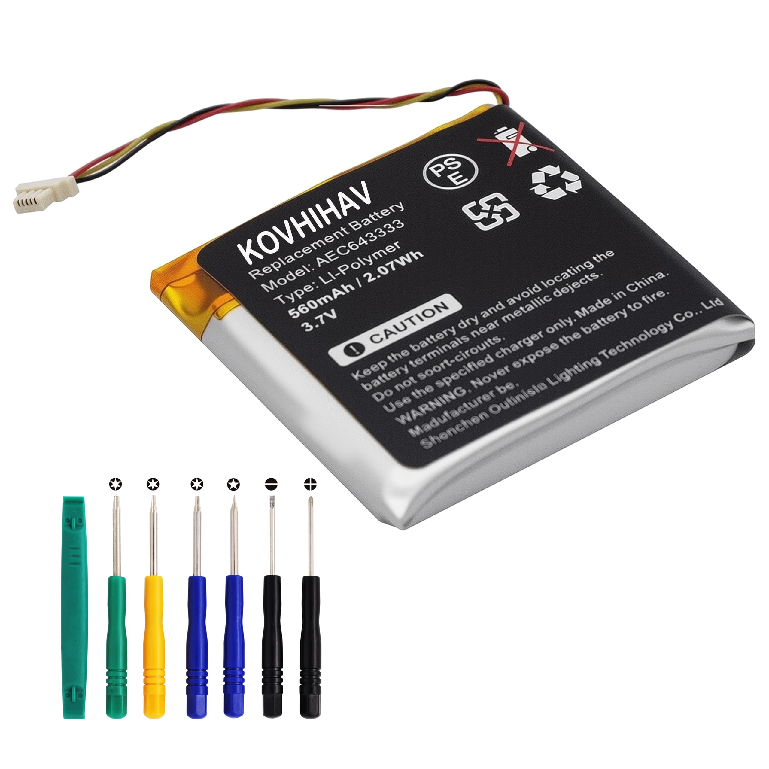 BUSFUIVA Beats Studio 3.0 Updated AEC643333 Battery Compatible with Beats Studio 2.0 PA-BT05 Wireless Headset