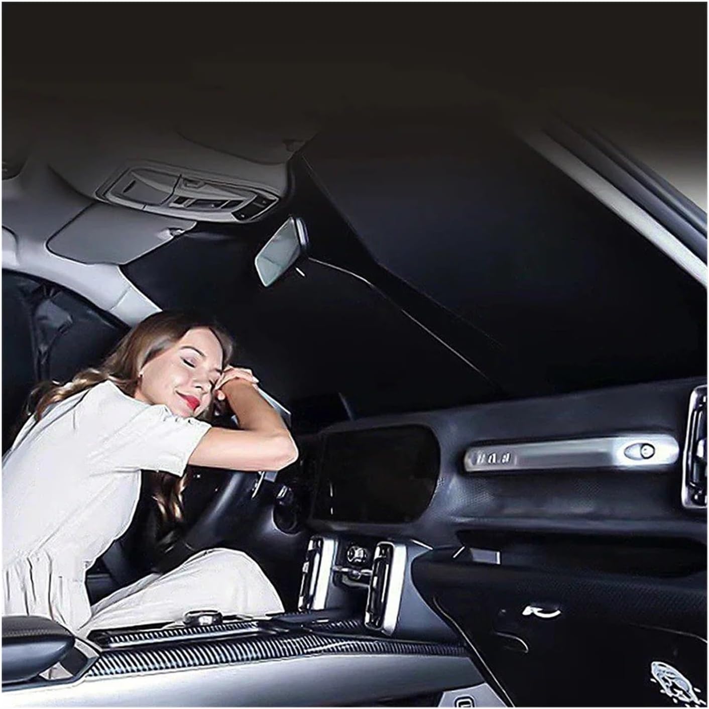 MG用 HS用 2022 ZST ZS MG3 MG5 MG6 MG7 GT GS Hector ZX 【リアサイドウィンドウブラインドトリムカバールーバーステッカーフレー】