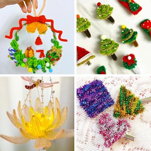 Miniatura 4 de Eppingwin 200 limpiapipas, limpiadores de tuberías de café oscuro, suministros de manualidades, tallos de felpilla para proyectos de manualidades