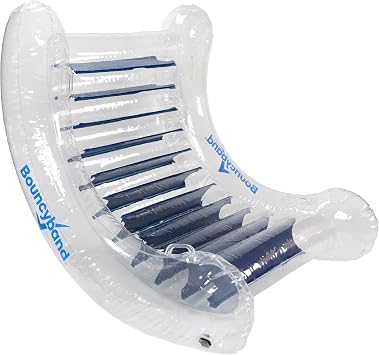 BouncyBand Inflatable Sensory Rocker Chair 56 x 43 x 24 Provides Deep Pressure and Calming and Fun Active Movement to Improve Focus Includes Air Pump and Repair Kit