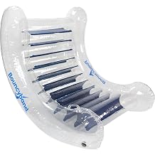 BouncyBand Inflatable Sensory Rocker Chair - 56" x 43" x 24" - Provides Deep Pressure and Calm for Fun Active Movement to Improve Focus - Includes Air Pump and Repair Kit