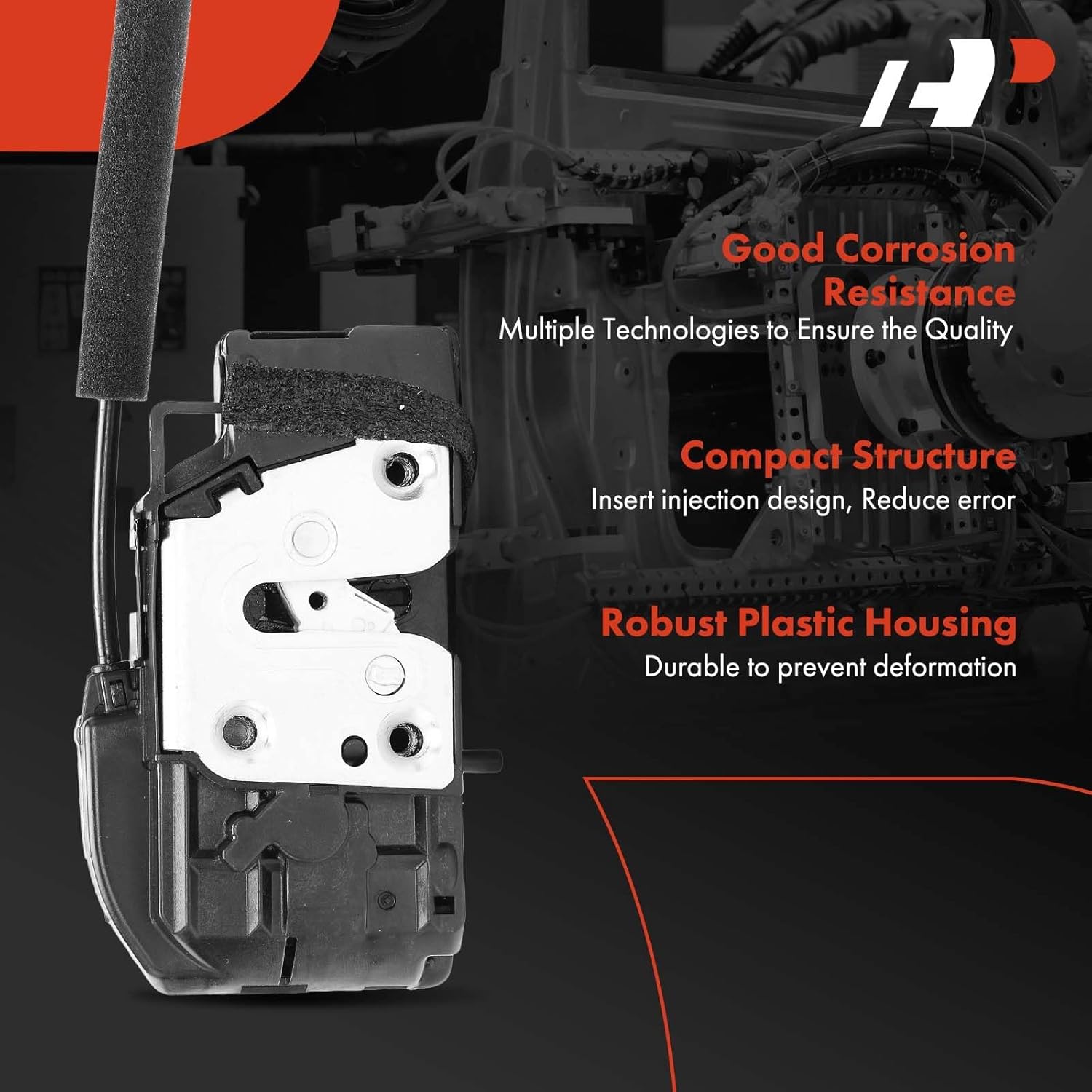 A-Premium Rear Right Passenger Side Door Lock Actuator Compatible with Nissan Titan 2004-2014