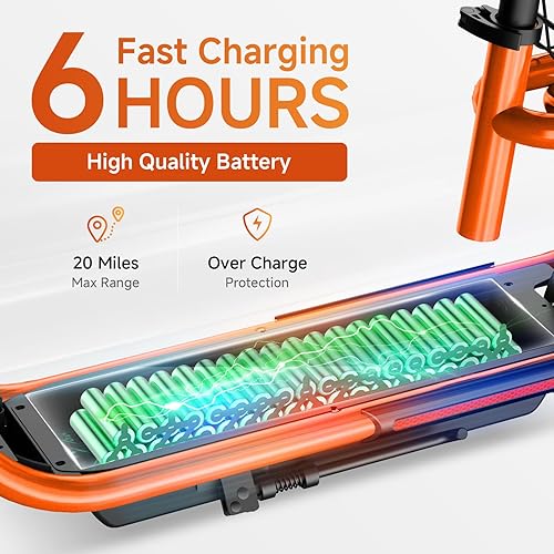 Vista 15 de TST Electric Scooter with Seat, Peak 700W Motor, Up to 19MPH & 20 Miles Range,12" Pneumatic Tires, Adults Foldable Commuter Scooter with Basket &