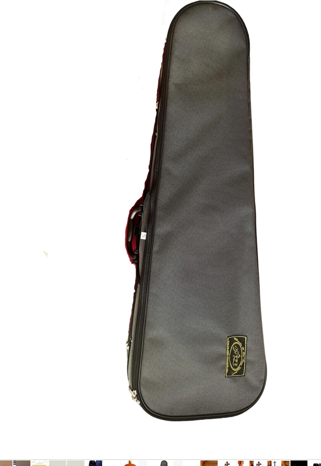 "Kreisler " by HOLLYWOOD VIOLINS Violin Outfit, 4/4 Full Size, Solid Maple Wood, Ebony Fittings, Carrying Case and Accessories Included