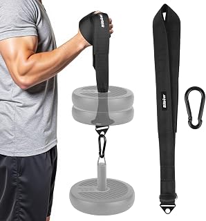 Bilbear Arm Wrestling Training Strap Belt Hand Grip Arm Finger Forearm Arm Wrestling Training Equipment for Cable Machine and Free Weight