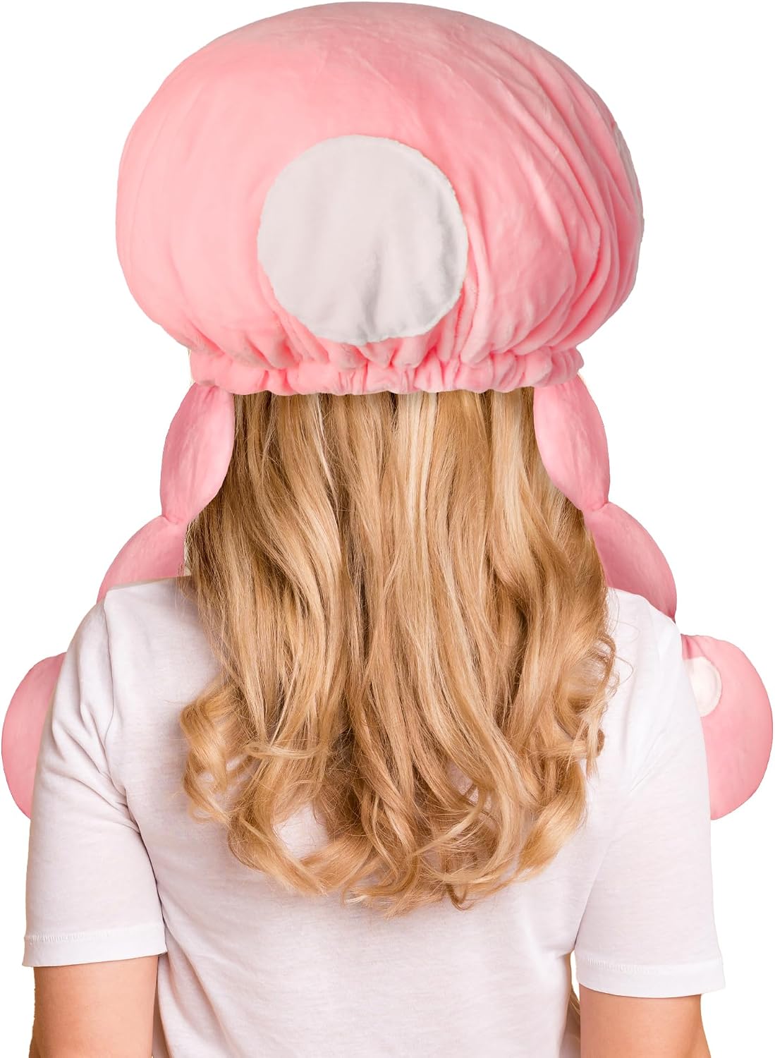 Farochy Halloween Mushroom Hat Adult Mushroom Hats for Women and Men White Red Spotted Mushroom Hats Cosplay