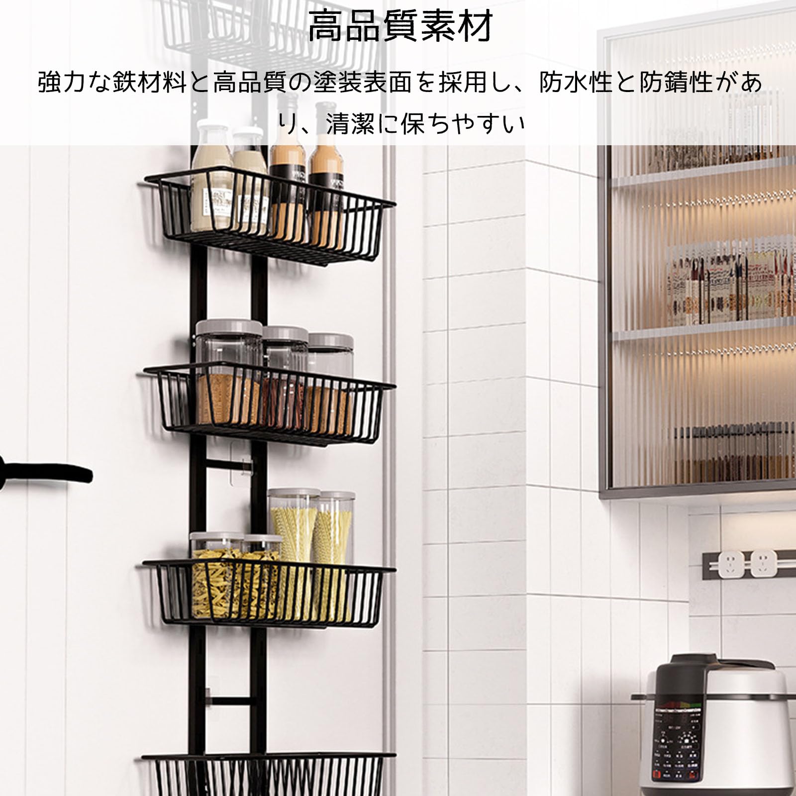 Amazon｜Gevvnss ウォールポケット 壁掛け 収納ラック ドア掛け