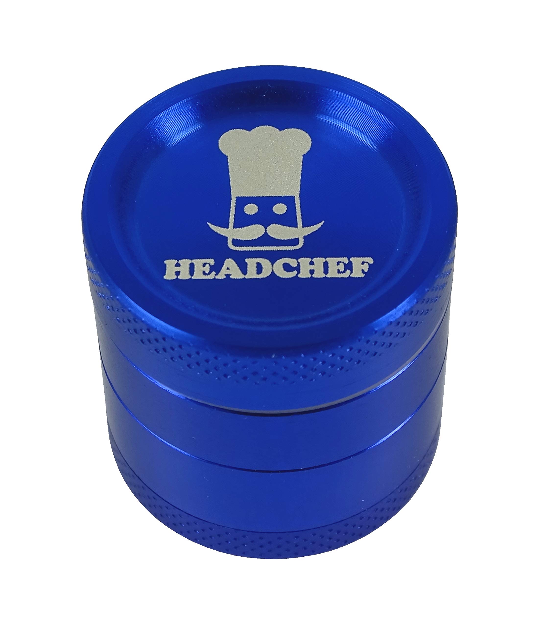 Headchef Classic Herb Grinder 4-Piece, Size 30 mm, Blue