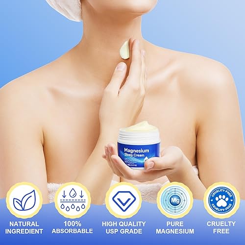 Miniatura 5 de Aceite de Magnesio para Pies, Crema Tópica de Magnesio, Alta Concentración Genuina Zechstein